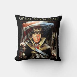 Almofada Great Mega King USA Flag Proud Ultra Maga Trump