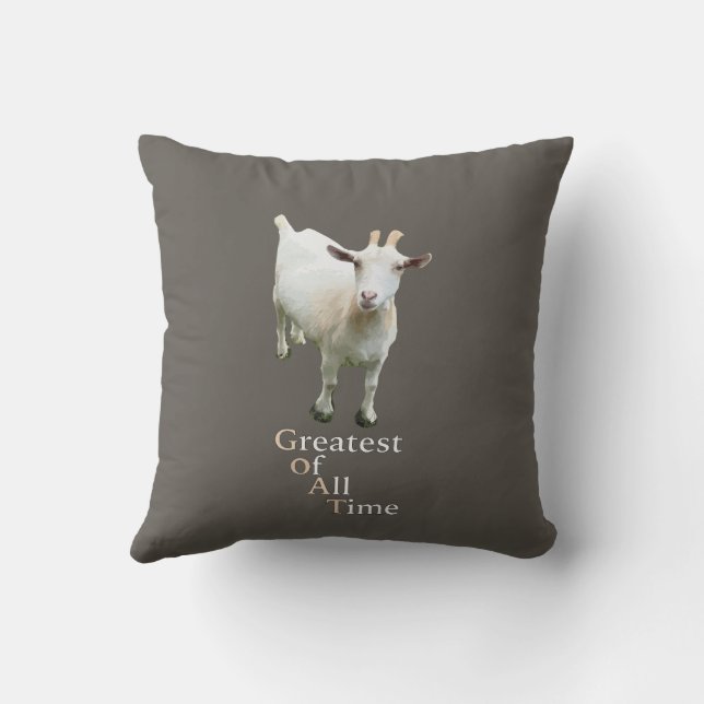 Almofada Greatest of all time Goat (Verso)