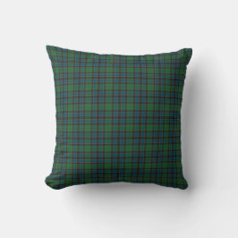 Almofada Green Blue Orange Plaid Tartan