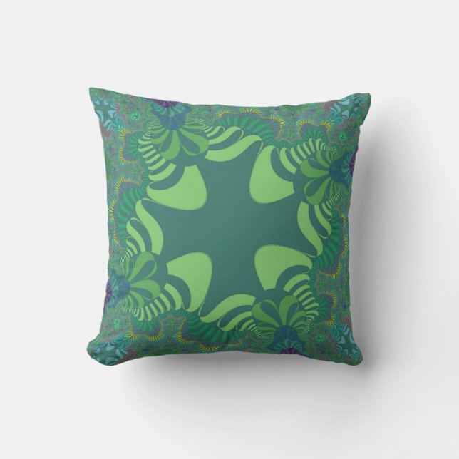 Almofada Green Clover Cross (Frente)