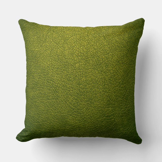 Almofada Green Leather (Frente)