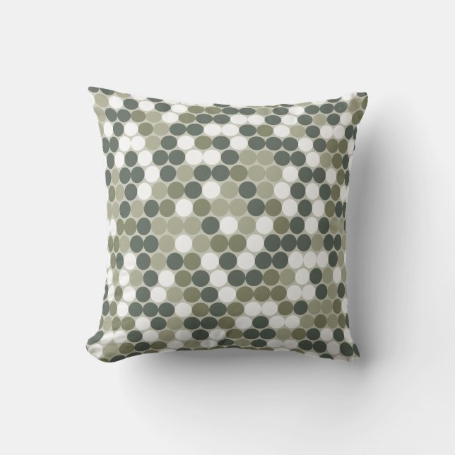 Almofada Green retro dots  (Frente)