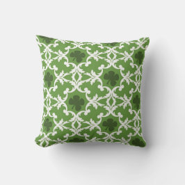 Almofada Green Shamrock Damask