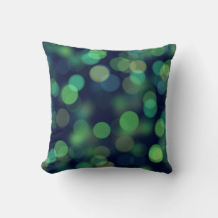 Almofada Green Stars Bokeh