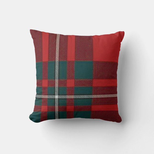 Almofada Gregor Xadrez Tartan Travesseiro (Frente)