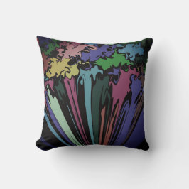 Almofada Grelha Colorida abstrato / Pinça / Nódulo /