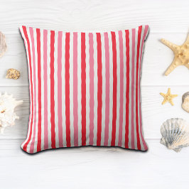 Almofada Greve de Verão Cor-de-rosa-branca