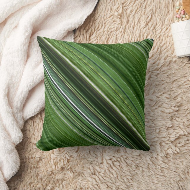 Almofada Greve Verde e Xadrez das Árvores de Verão (Cobertor)