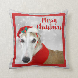 Almofada Greyhound Feliz Natal