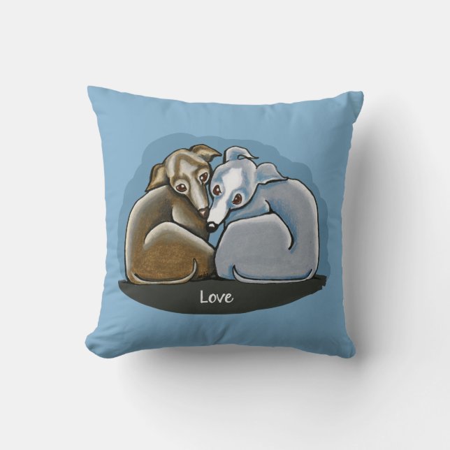 Almofada Greyhound Huddle (Frente)