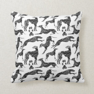 Almofada Greyt Greyhound Marble Silhouettes