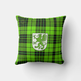 ALMOFADA GRIFFIN-TARTAN GREEN
