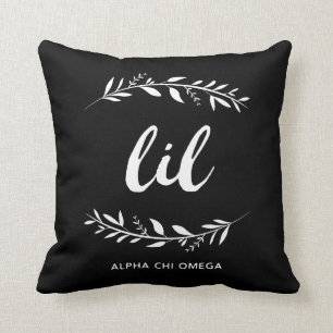 Almofada Grinalda alfa de Omega Lil do qui