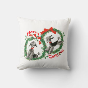 Almofada Grinalda retro adorável do Feliz Natal das