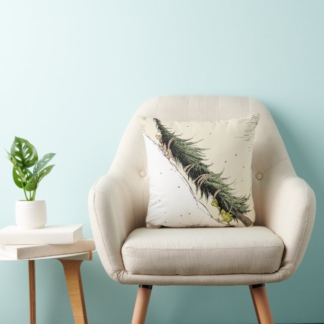 Almofada Grinch & Max Return the Christmas Tree (Cadeira)