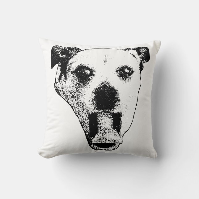 Almofada Gritar de Zoomies, Tinta Escura (Frente)