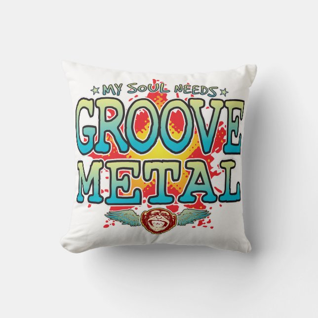 Almofada Groove Metal Soul Cushion (Frente)