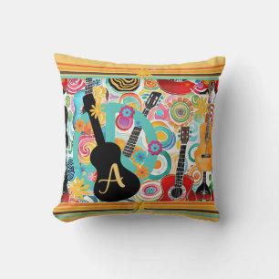 Almofada Groovy Colorful Guitars
