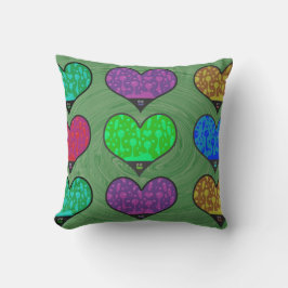 Almofada Groovy Lava Hearts Melty Fun Sessenta Vibes