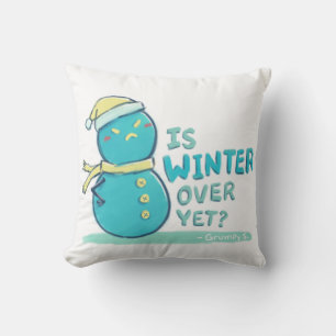 Almofada Grumpy S. Ilustração: O INVERNO JÁ ACABOU?