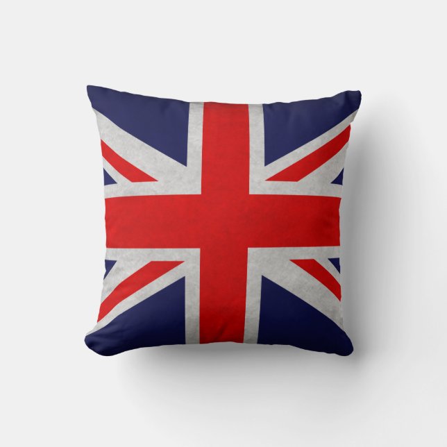 Almofada Grunge British Flag (Frente)
