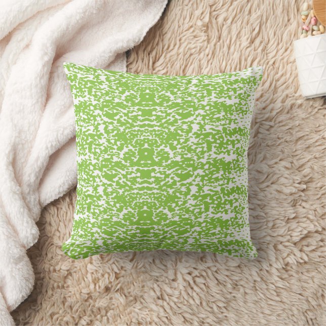 Almofada Grunge Lime Green Pattern - Summer Abstract Decor (Cobertor)