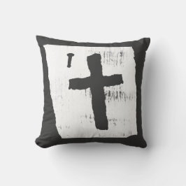 Almofada Grungy Christian Cross