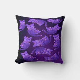 Almofada Grupo de Neon Kitten Roxo