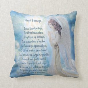 Almofada Guardian Angel com Poem 