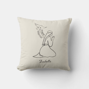 Almofada Guerreiro da Oração Design & Personalizar Nome