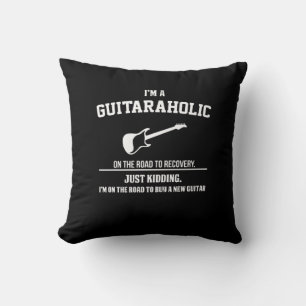 Almofada Guitarista Sou Guitarholo Aniversário