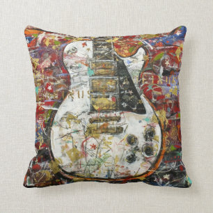 Almofada Guitarra do vintage -