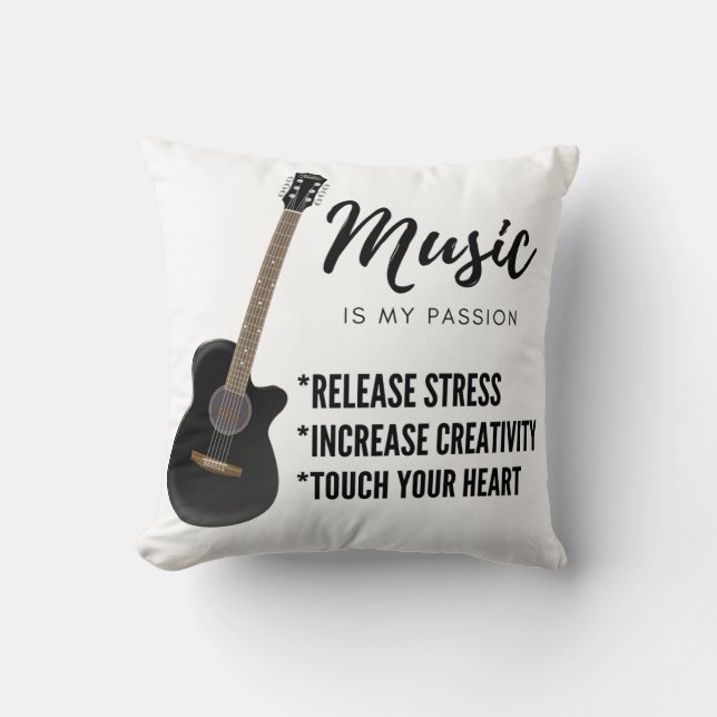 Almofada guitarra, T-Shirt Hoodie (Frente)