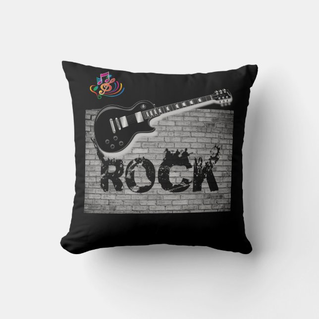 Almofada Guitarra travesseiro decorativo (Frente)