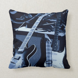 Almofada Guitarras Azuis 2
