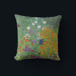 Almofada Gustav Klimt Flower Garden Vintage Art Nouveau<br><div class="desc">Gustav Klimt Flower Garden Vintage Art Nouveau Pintura De Belas Artes 1907</div>