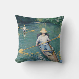 Almofada Gustave Caillebotte - Skiffs nos Yerres