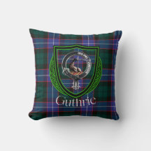 Guthrie Scottish Clan Tartan & Crest