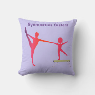 Almofada Gymnastics Sisters Lilac Travesseiro decorativo