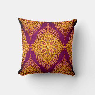 Almofada Gypsy Boêmia Inspirou Roxo e Dourado