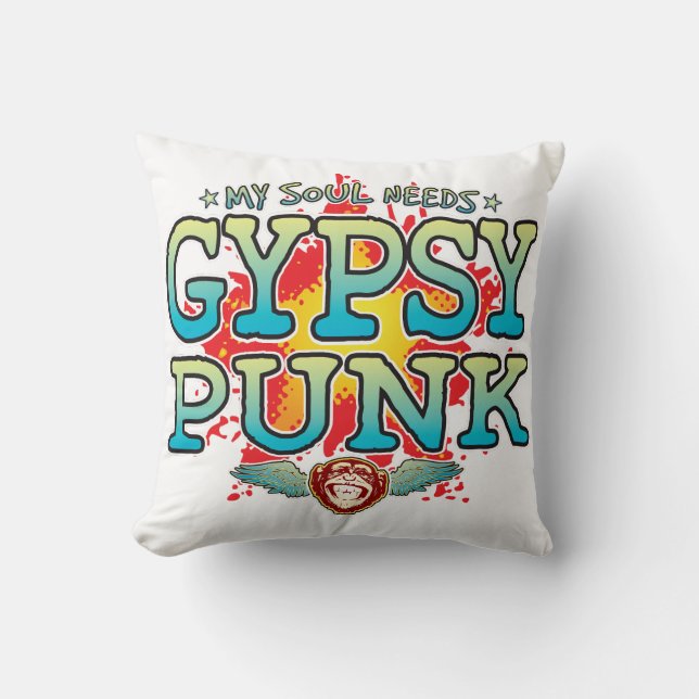 Almofada Gypsy Punk Soul Cushion (Frente)