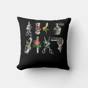 Almofada Hairstylist Hairdresser Barber Tools Floral