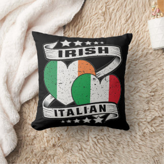 Almofada Half Irish Half Irish Irish Flag