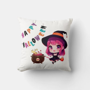 Almofada Halloween/anime/bruxa/caldaça 