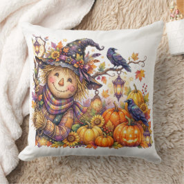 Almofada Halloween Assustador, Espantalho Curioso, Colheita