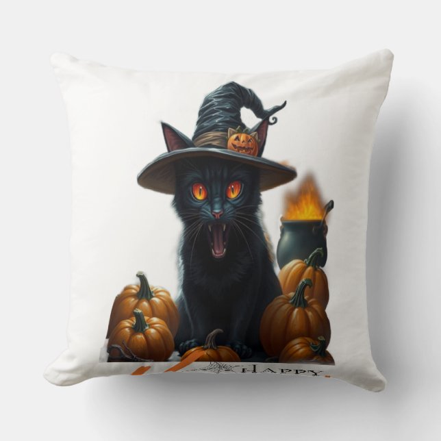 Almofada Halloween Cat  (Frente)