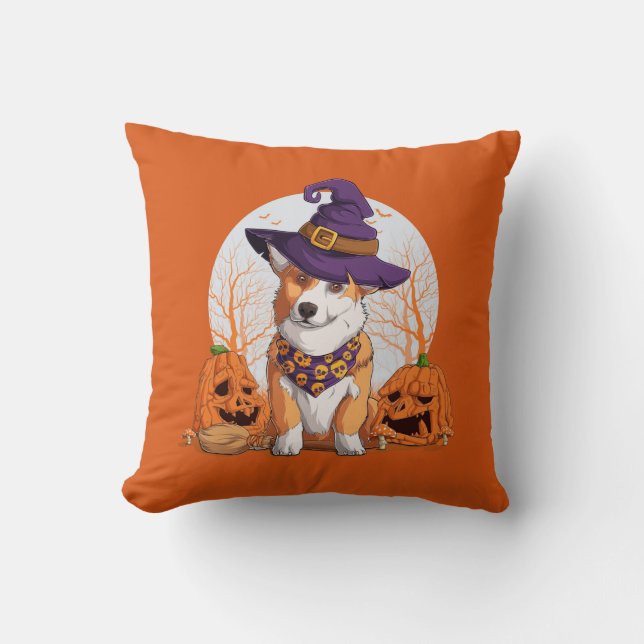 Almofada Halloween Corgi (Frente)