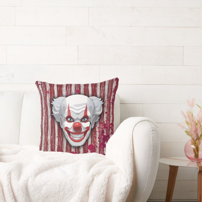 Almofada Halloween do Carnaval de Palhaço Assustador (Sofá)