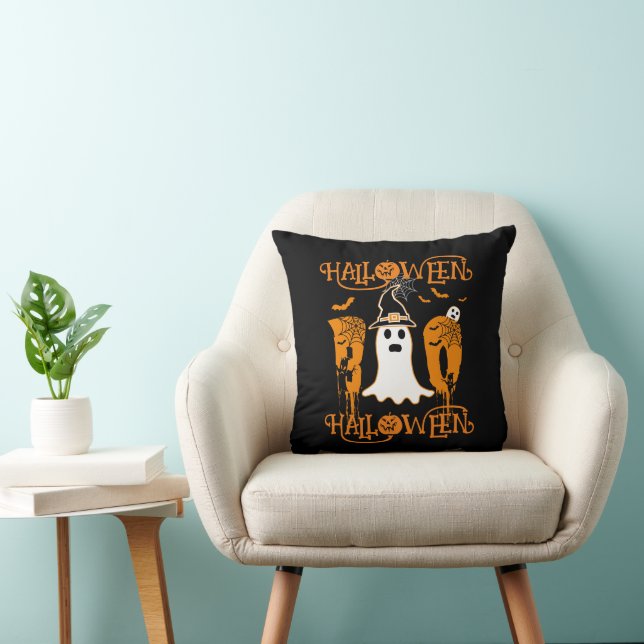 ALMOFADA HALLOWEEN HALLOWEEN ASSUSTADOR BOO (Cadeira)