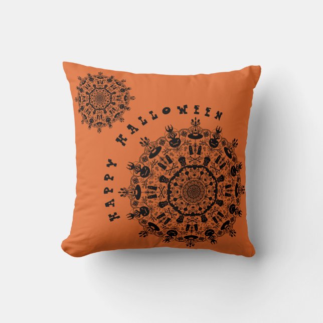 Almofada Halloween Mandala (Frente)